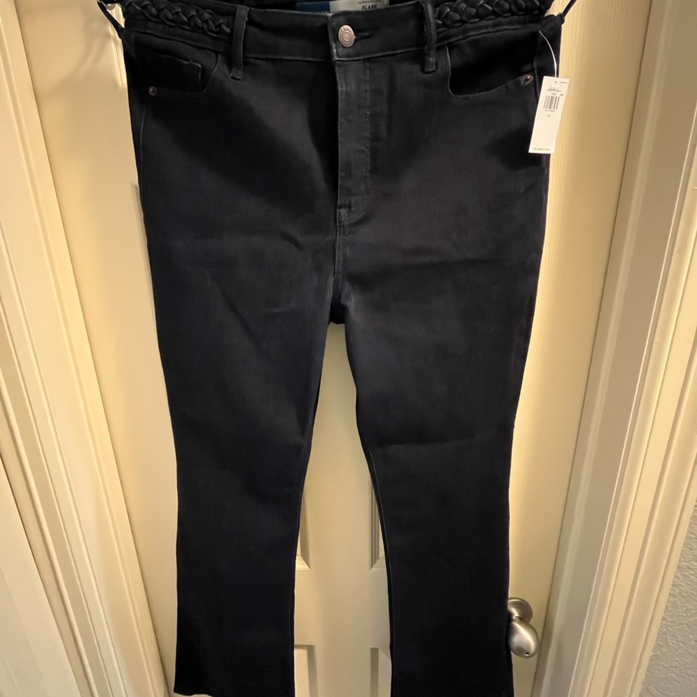 Old Navy Dark Blue Flare Leg Denim Jeans, NWT